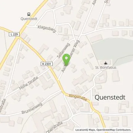 Standortübersicht der Tankstelle Total Station in 06333 Hettstedt