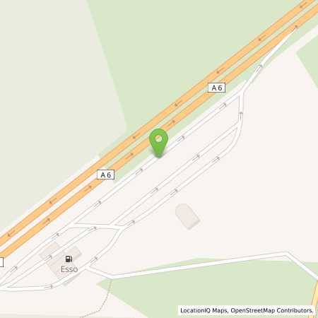 Standortübersicht der Erdgas (CNG) Tankstelle: Esso Station in 66424, Homburg
