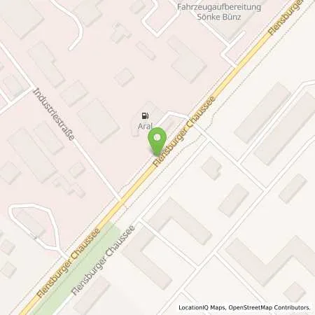 Standortübersicht der Tankstelle Aral Station in 25813 Husum