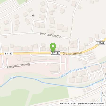 Standortübersicht der Erdgas (CNG) Tankstelle: Total Station in 98693, Ilmenau
