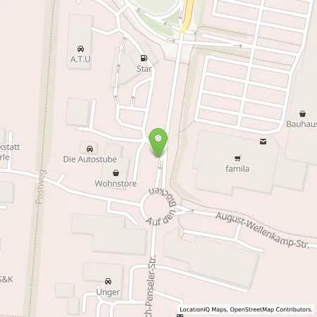 Standortübersicht der Tankstelle Star Tankstelle (Automatentankstelle) in 21337 Lüneburg