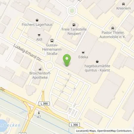 Standortübersicht der Tankstelle Q1 Tankstelle in 41564 Kaarst