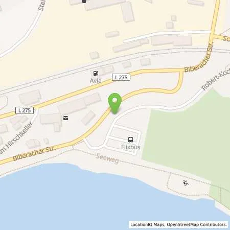 Standortübersicht der Tankstelle Raiffeisen Bezug + Absatz eG Bad Waldsee in 88339 Bad Waldsee