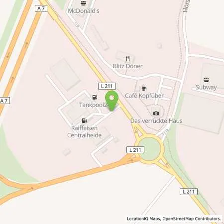 Standortübersicht der Tankstelle Raiffeisen Autohof Bispingen in 29646 Bispingen