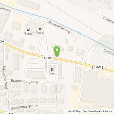 Standortübersicht der Tankstelle Esso Station Hermann in 71540 Murrhardt