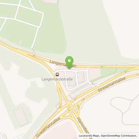 Standortübersicht der Tankstelle Esso Station in 41460 Neuss