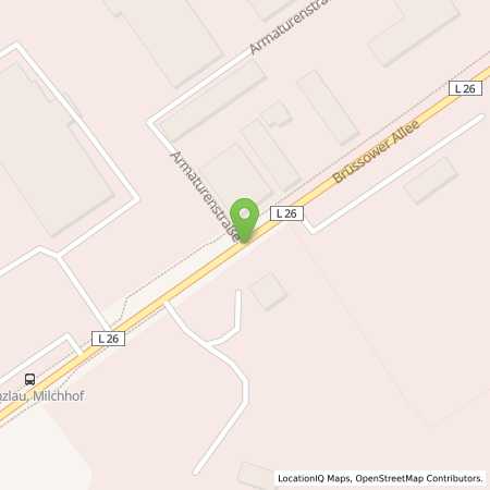 Standortübersicht der Erdgas (CNG) Tankstelle: Freie Tankstelle Glaser in 17291, Prenzlau
