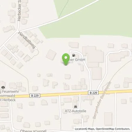 Standortübersicht der Tankstelle Freie Tankstelle Krämer in 42477 Radevormwald