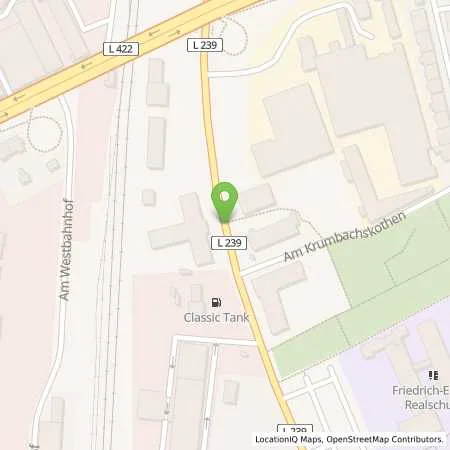 Standortübersicht der Tankstelle Classic Tankstelle in 40878 Ratingen