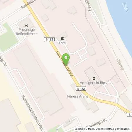 Standortübersicht der Tankstelle Total Station in 01591 Riesa