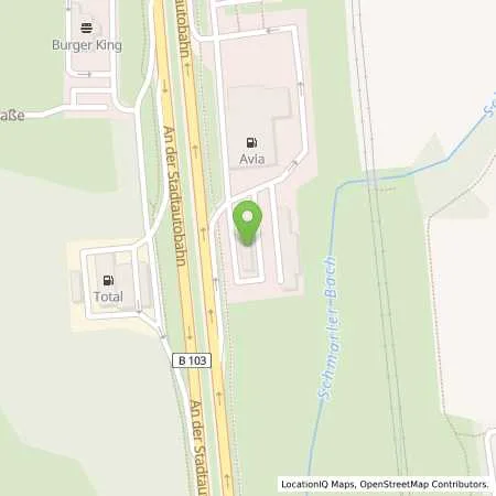 Standortübersicht der Tankstelle Avia Station in 18107 Rostock