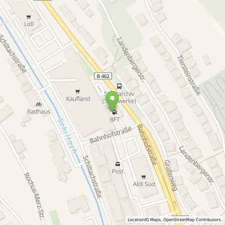 Standortübersicht der Tankstelle bft Tankstelle in 78713 Schramberg