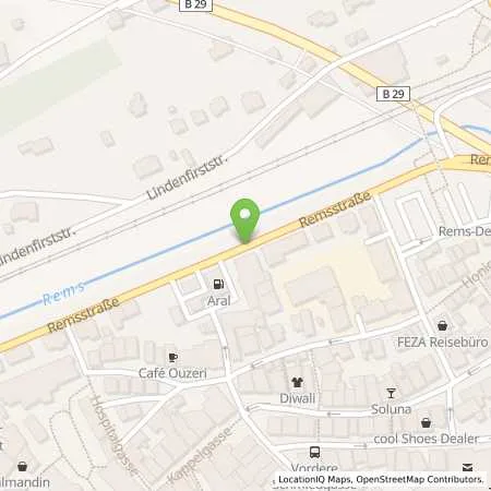 Standortübersicht der Tankstelle Aral Station in 73525 Schwäbisch Gmünd