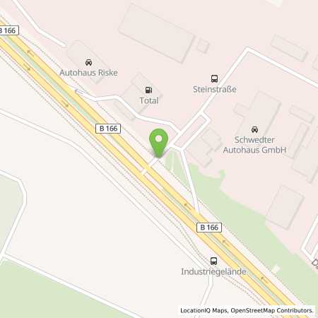 Standortübersicht der Erdgas (CNG) Tankstelle: Total Station in 16303, Schwedt/Oder
