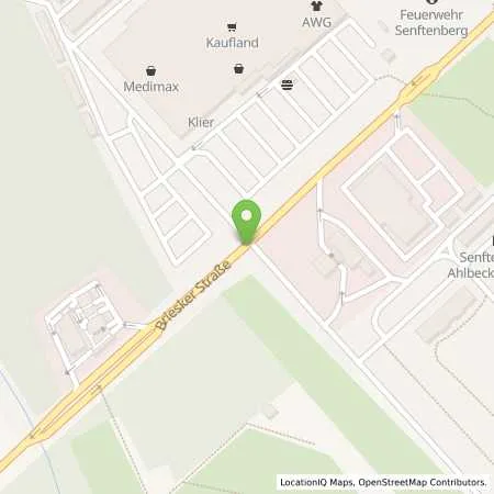 Standortübersicht der Tankstelle Total Station in 01968 Senftenberg