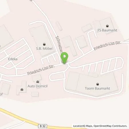 Standortübersicht der Tankstelle Freie Tankstelle (Automatentankstelle) in 72488 Sigmaringen