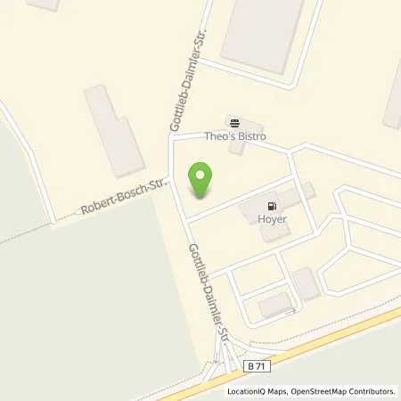 Standortübersicht der Tankstelle Hoyer Autohof in 29614 Soltau