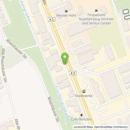 Standortübersicht der Tankstelle Freie Tankstelle der Stadtwerke Speyer GmbH (Automatentankstelle) in 67346 Speyer