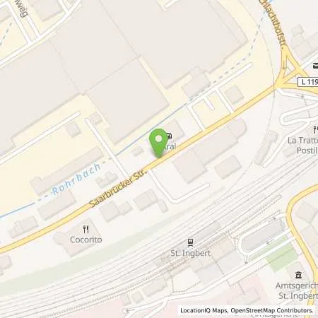 Standortübersicht der Tankstelle Aral Station in 66386 St. Ingbert