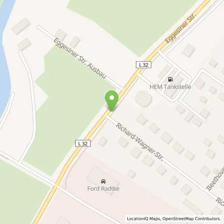 Standortübersicht der Tankstelle HEM Tankstelle in 17358 Torgelow