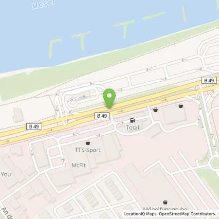 Standortübersicht der Tankstelle Shell Autohof Görgen in 54292 Trier