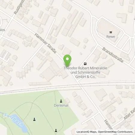 Standortübersicht der Tankstelle Freie Tankstelle Rubert in 59457 Werl