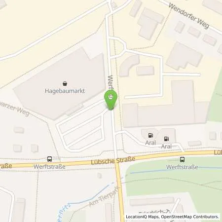 Standortübersicht der Tankstelle Betriebshoftankstelle b.d. Entsorgungs- und Verkehrsbetrieben (Automatentankstelle) in 23966 Wismar