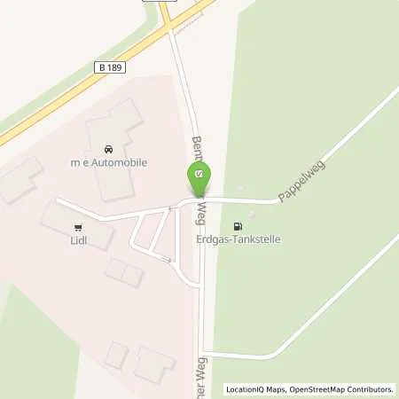 Standortübersicht der Tankstelle Betriebshoftankstelle (Automatentankstelle) in 19322 Wittenberge