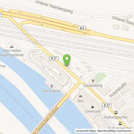 Standortübersicht der Tankstelle Esso Station in 97082 Würzburg