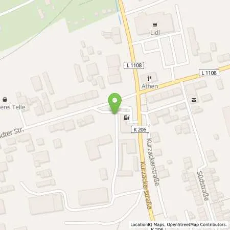 Standortübersicht der Tankstelle Total Station in 07381 Pößneck