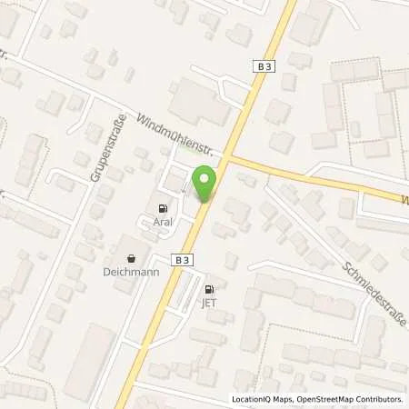 Standortübersicht der Tankstelle Aral Station in 29227 Celle