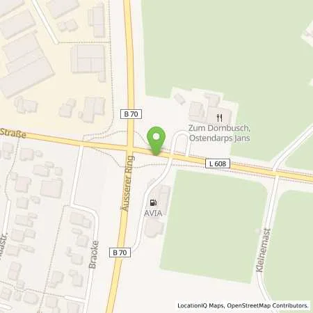 Standortübersicht der Tankstelle Avia Station in 48691 Vreden