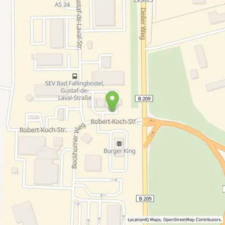 Standortübersicht der Tankstelle Hoyer Tankstelle (Automatentankstelle) in 29683 Bad Fallingbostel