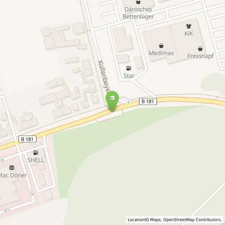 Standortübersicht der Tankstelle Star Tankstelle (Automatentankstelle) in 06217 Merseburg