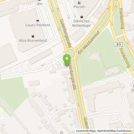 Standortübersicht der Tankstelle Insel-Tank in 47798 Krefeld