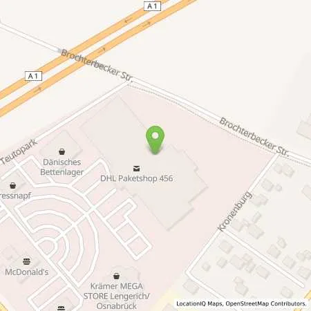 Standortübersicht der Tankstelle Shell Station in 49525 Lengerich