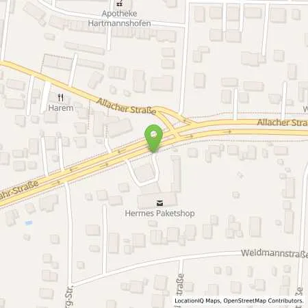 Standortübersicht der Tankstelle Allguth Tankstelle in 80997 München