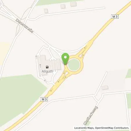 Standortübersicht der Tankstelle Allguth Tankstelle in 85774 Unterföhring