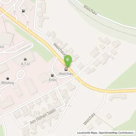Standortübersicht der Tankstelle Esso Station in 06618 Naumburg