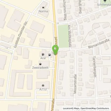 Standortübersicht der Tankstelle Aral Station in 88214 Ravensburg