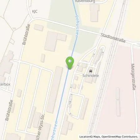 Standortübersicht der Tankstelle Freie Tankstelle Schindele (Automatentankstelle) in 88212 Ravensburg