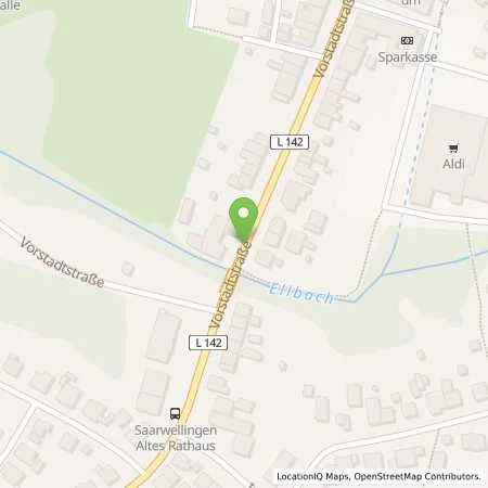 Standortübersicht der Tankstelle Esso Station in 66793 Saarwellingen