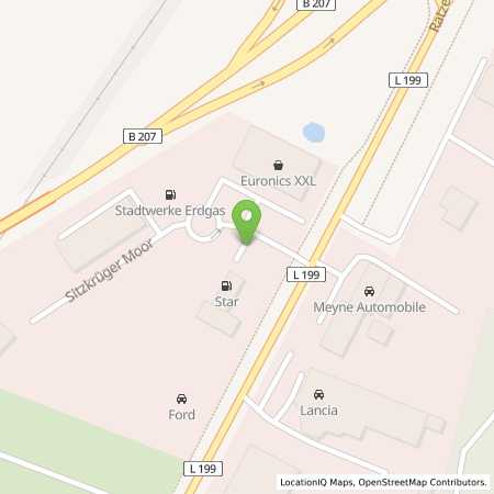 Standortübersicht der Erdgas (CNG) Tankstelle: Freie Tankstelle (Automatentankstelle) in 23879, Mölln
