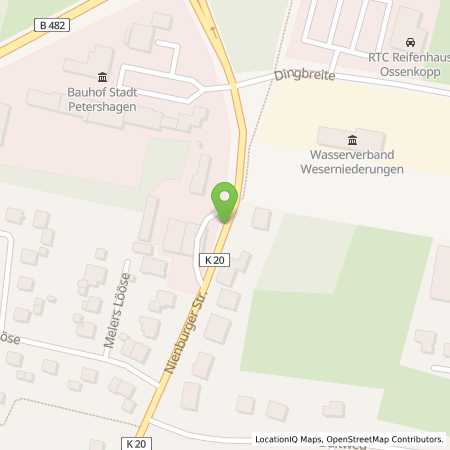 Standortübersicht der Erdgas (CNG) Tankstelle: Freie Tankstelle Saxowsky in 32469, Petershagen
