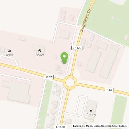 Standortübersicht der Tankstelle Total Station in 36469 Tiefenort