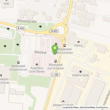 Standortübersicht der Tankstelle Aral Station in 66440 Blieskastel