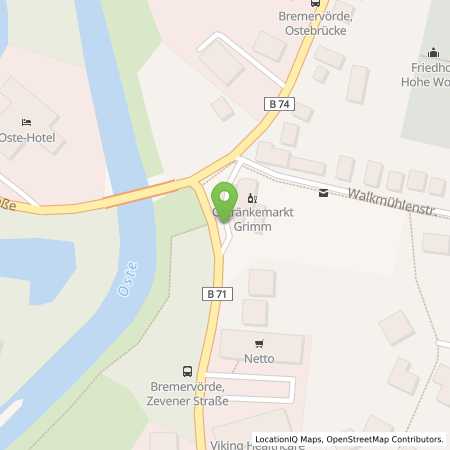 Standortübersicht der Erdgas (CNG) Tankstelle: Classic Tankstelle in 27432, Bremervörde
