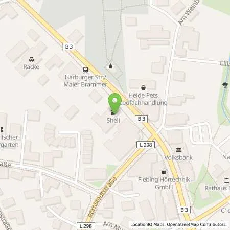 Standortübersicht der Tankstelle Shell Station in 29303 Bergen