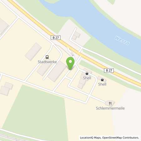 Standortübersicht der Erdgas (CNG) Tankstelle: Shell Station in 37242, Bad Sooden-Allendorf
