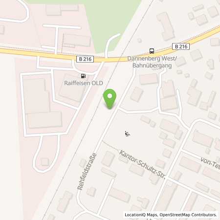 Standortübersicht der Erdgas (CNG) Tankstelle: Raiffeisen Biogastankstelle Arena in 29451, Dannenberg (Elbe)
